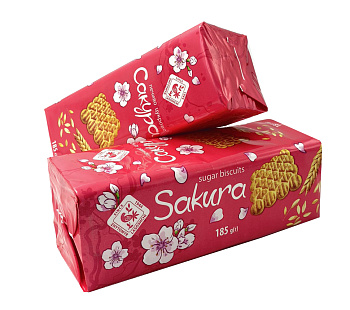 SUGAR BISCUITS  SAKURA  185 g